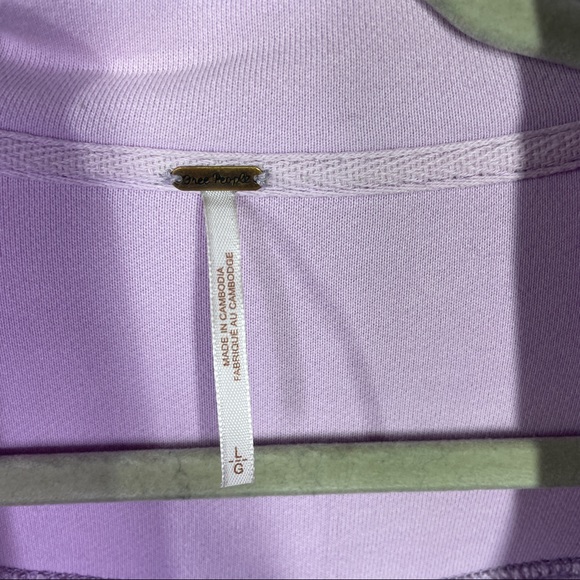 Free People Ruby Jacket Purple Shacket sz L - Picture 6 of 6
